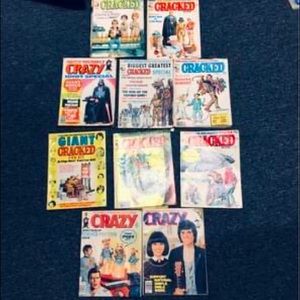 Cracked “Crazy” magazines from 70’s and early 80’s